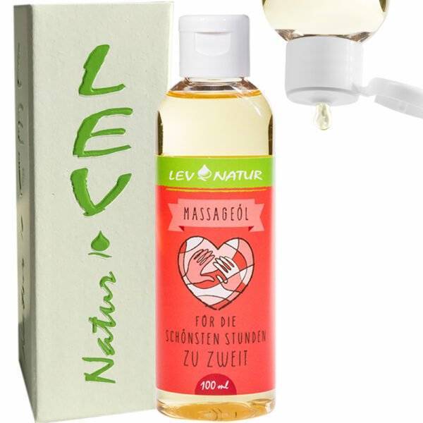Massageöl für die schönsten Stunden zu zweit, 100 ml 1 LEV Natur
