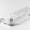 PET Flasche klarsichtig, 100 ml, weißer FlipTop–Verschluss 2 LEV Natur