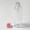 PET Flasche klarsichtig 50-100 ml , rosa FlipTop–Verschluss 4 LEV Natur